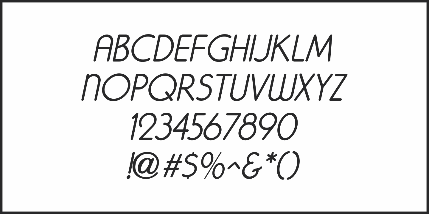 Ejemplo de fuente Mimeograph Lettering JNL #2